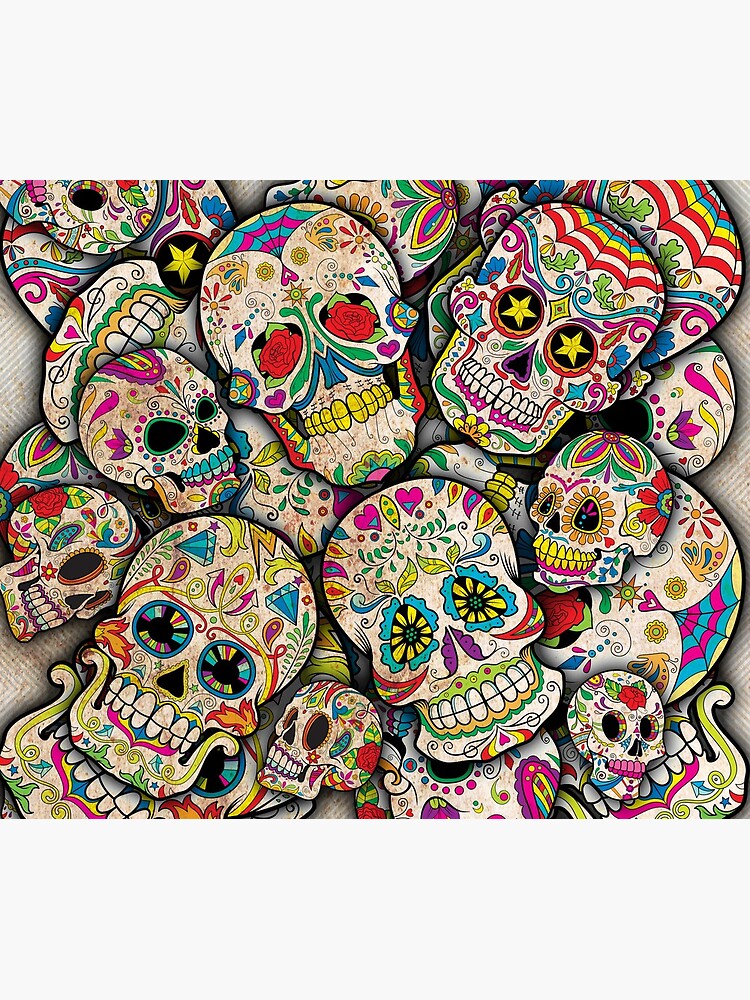 Sugar Skull Collage by spookydooky