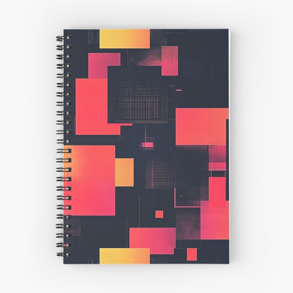 Item preview, Abstract data patterns, pink tone, square designed and sold by mind-coloring.