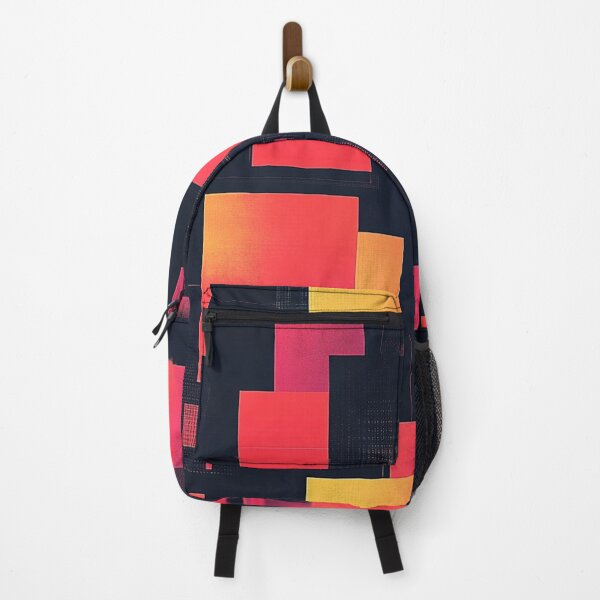 Item preview, Abstract data patterns, pink tone, square designed and sold by mind-coloring.