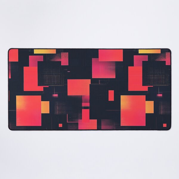 Item preview, Abstract data patterns, pink tone, square designed and sold by mind-coloring.