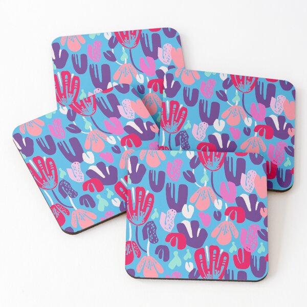 Item preview, Blooming lianas, Light blue and red version designed and sold by Alex  Blud.