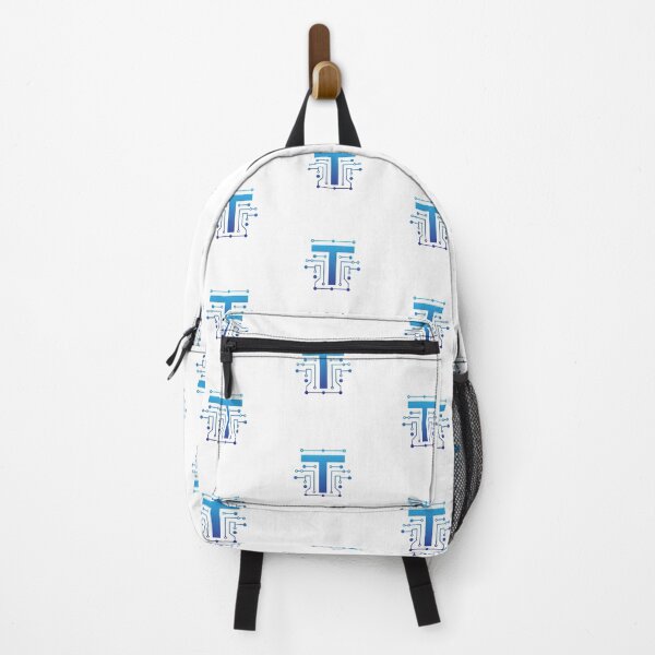 Item preview, Letter T logo with technology networks designed and sold by rasagamastore.