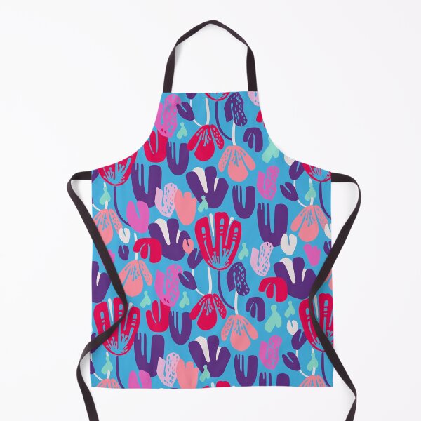 Item preview, Blooming lianas, Light blue and red version designed and sold by Alex Blud.