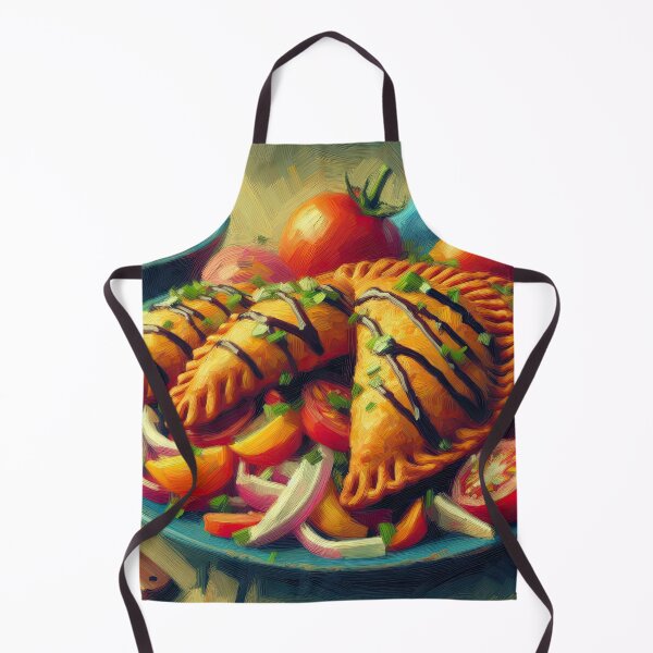 Item preview, Beef Empanadas Impressionism Art Style designed and sold by artofuniverse.