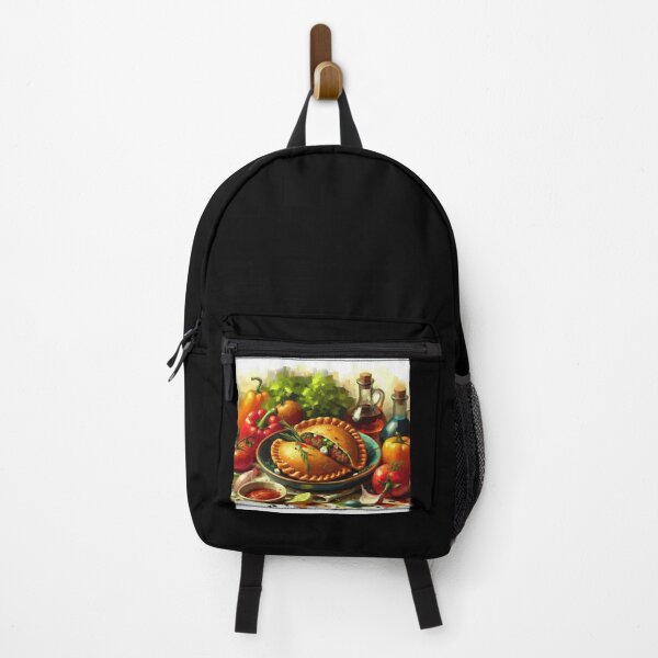 Item preview, Beef Empanadas Impressionism Art Style designed and sold by artofuniverse.