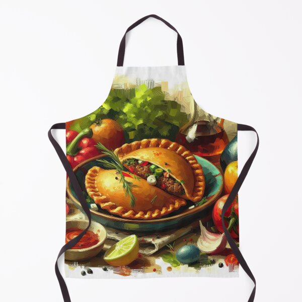 Item preview, Beef Empanadas Impressionism Art Style designed and sold by artofuniverse.
