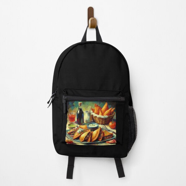Item preview, Beef Empanadas Impressionism Art Style designed and sold by artofuniverse.