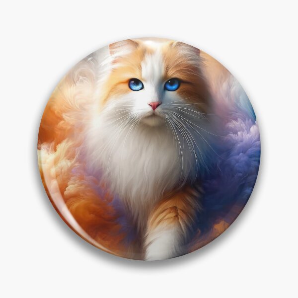 Item preview, Majestic Cat of the Colorful Realms designed and sold by FantasyVillaArt.