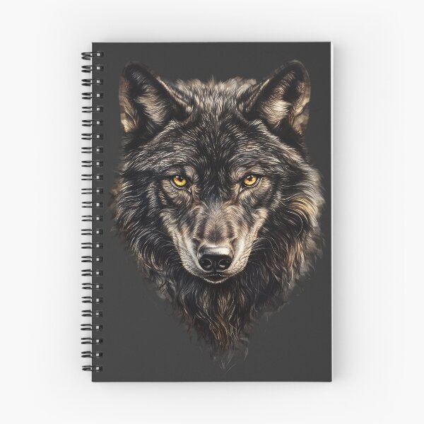 Item preview, Black Wolf Head - A Wildlife Design  designed and sold by Elbenlady.
