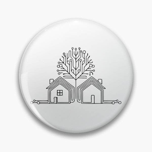Item preview, Illustration of a house and technology tree designed and sold by rasagamastore.