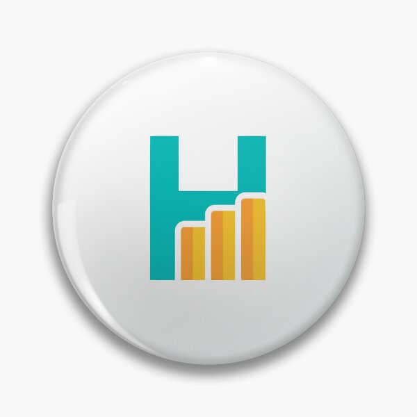 Item preview, the letter H with a bar graph symbol designed and sold by rasagamastore.