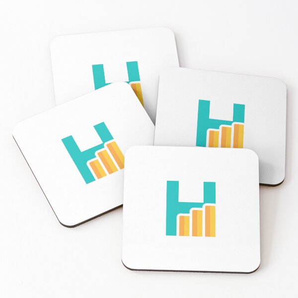 Item preview, the letter H with a bar graph symbol designed and sold by rasagamastore.