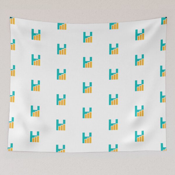 Item preview, the letter H with a bar graph symbol designed and sold by rasagamastore.