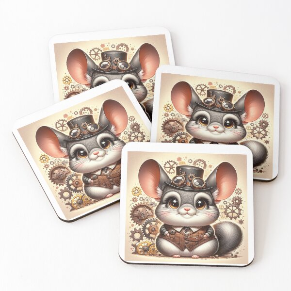 Item preview, Steampunk Chinchilla designed and sold by Sillytoe.