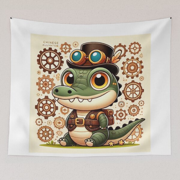 Item preview, Steampunk Chinese Alligator designed and sold by Sillytoe.