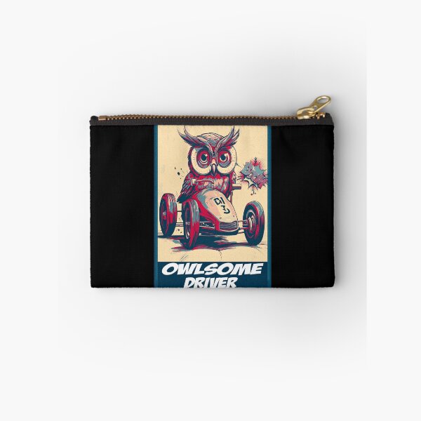 Item preview, Owlsome Driver Funny Owl Karting designed and sold by TrueArtsStore.