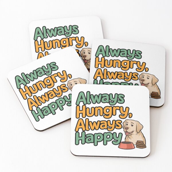Item preview, Cute artwork. Labs: Always Hungry, Always Happy designed and sold by Davideus.