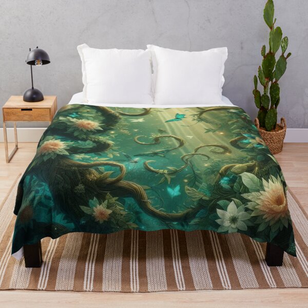 Item preview, Enchanted Forest A Tapestry of Light and Life designed and sold by TeslaSt0re.