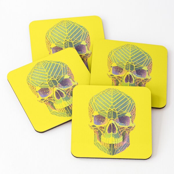 Item preview, A colorful death's skull designed and sold by Boogeyman Bill.