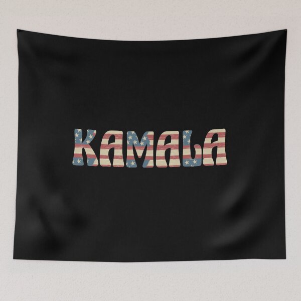Item preview, Kamala American flag in text designed and sold by vibeno1.