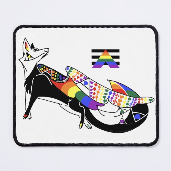 Item preview, Flying fox Pride Month straight ally  designed and sold by beckyhowling.