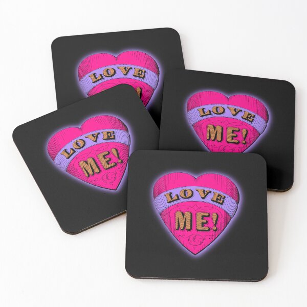 Item preview, Love Me Pink Heart With Lavender Shadow designed and sold by KeksWorkroom.