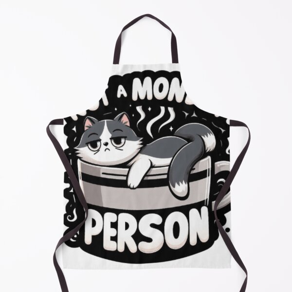 Item preview, Not a Monday Person - Lazy Cat and Coffee T-Shirt Design designed and sold by daama2020.
