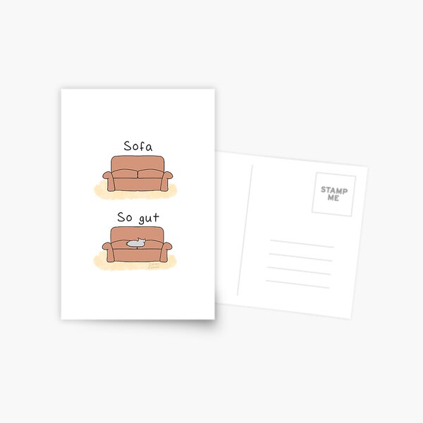 Sofa - So gut Postcard