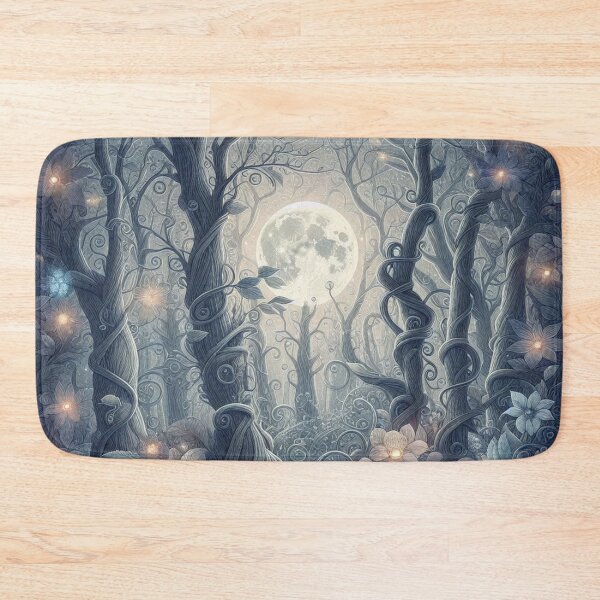 Item preview, Moonlit Enchanted Forest designed and sold by TeslaSt0re.