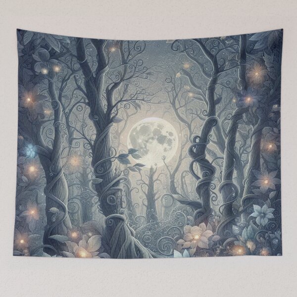 Item preview, Moonlit Enchanted Forest designed and sold by TeslaSt0re.