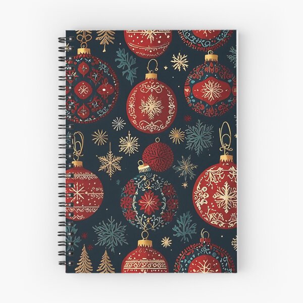 Item preview, LOVELY CHRISTMAS DECORATIONS PATTERN xmas decorations, snow and xmas tree branches merry Christmas design designed and sold by Jt41.