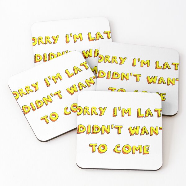 Item preview, Sorry I'm Late designed and sold by bonk-cycling.