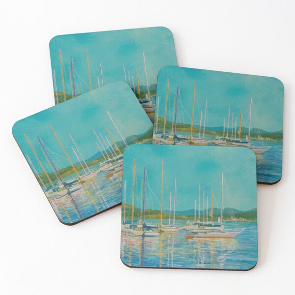 Item preview, Boats on the Harbour designed and sold by mattypainter.