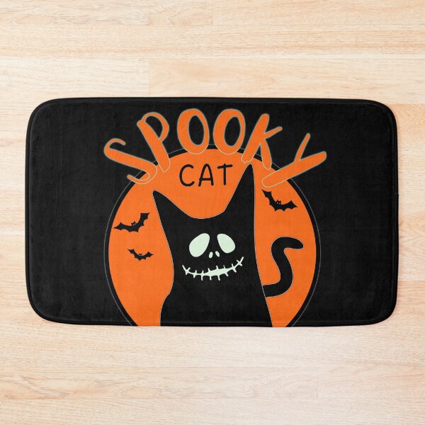 Item preview, Cute spooky black cat designed and sold by InverseArt.