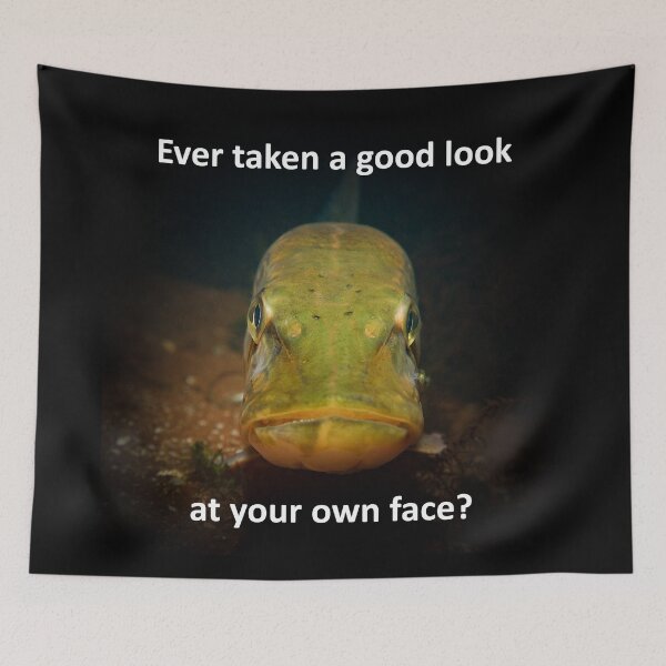Item preview, Pike frontal portret designed and sold by Tom Sillen.