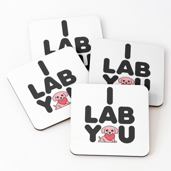 Item preview, Cute design for labrador lovers: I Lab You.  designed and sold by Davideus.