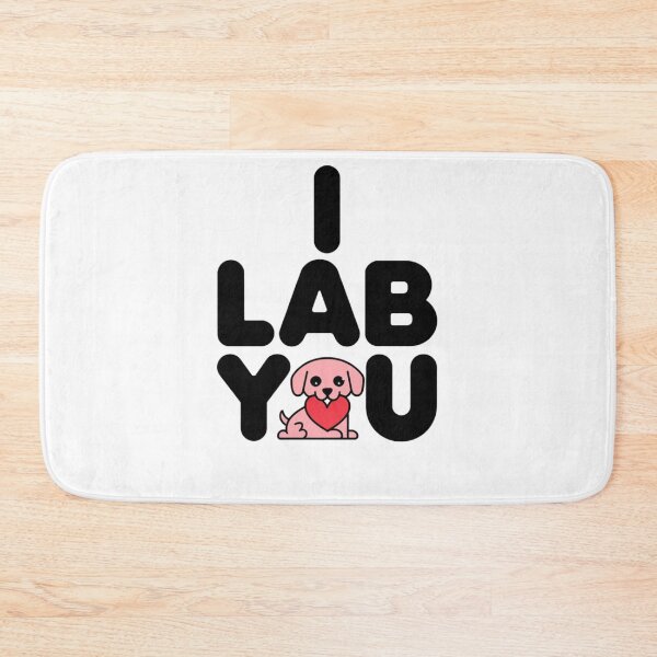 Item preview, Cute design for labrador lovers: I Lab You.  designed and sold by Davideus.