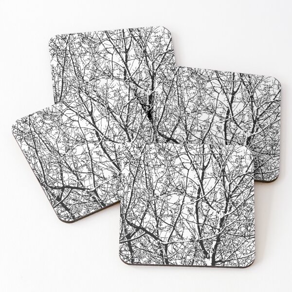 Item preview, Monochrome Walnut Tree Branches – Nature’s Winter Art designed and sold by Myriel-Myriel.