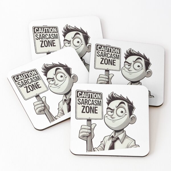 Item preview, Caution! Sarcasm Zone designed and sold by Sunrise427.