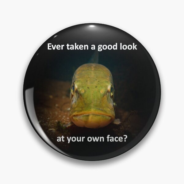 Item preview, Pike frontal portret designed and sold by Tom Sillen.