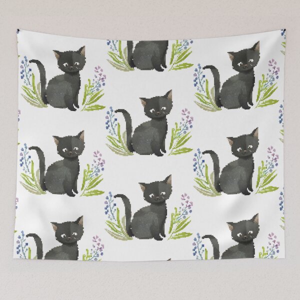 Item preview, Black cute pixel cat. designed and sold by AlinaMalina24.