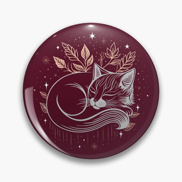 Artikelvorschau, Boho Katze – Nature Magic & Herbstmond entworfen und verkauft von Christine Krahl.