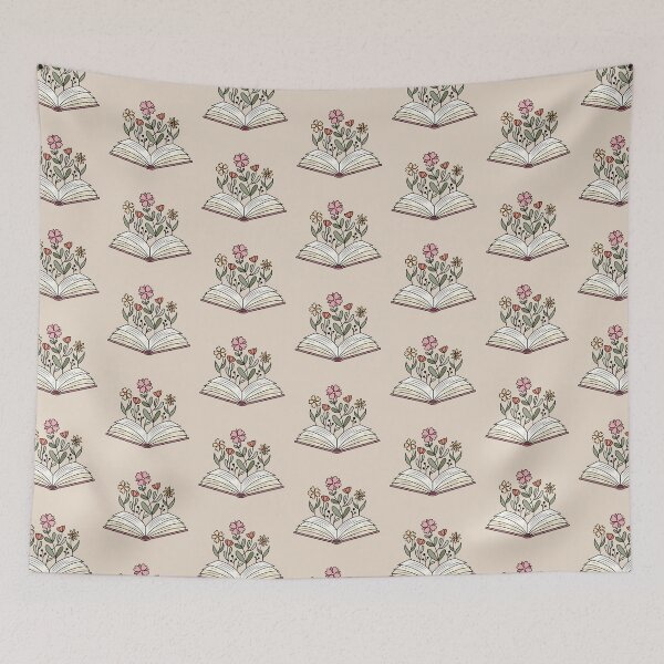 Item preview, Flowers growing from Book designed and sold by HeySpiritAnimal.