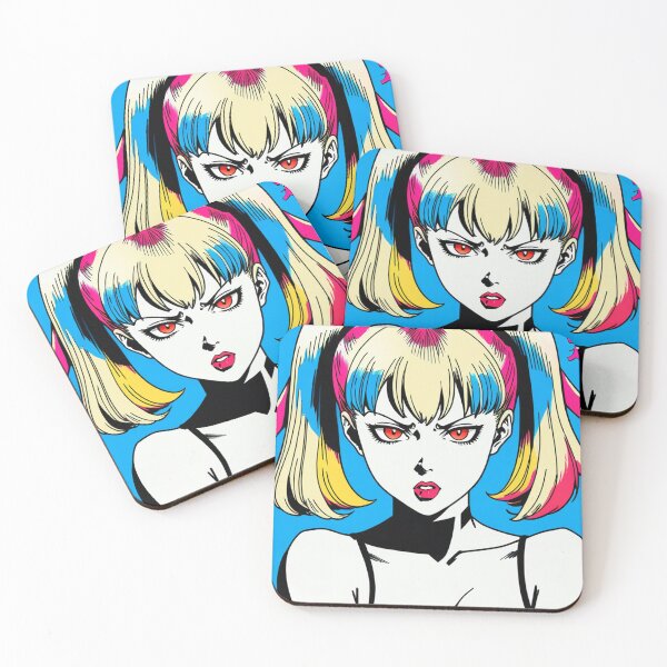 Item preview, DevilMan Anime Girl Dark Fantasy Manga Art designed and sold by AnimeMangaGirls.
