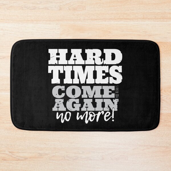 Item preview, HARD TIMES COME AGAIN NO MORE FOSTER LAMENT designed and sold by Madjack Tees Kiwi SuperStore.
