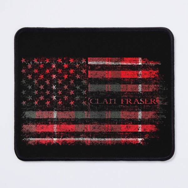 Item preview, Clan Fraser of Lovat Scottish tartan US flag kilt Scotland designed and sold by Clan1093.