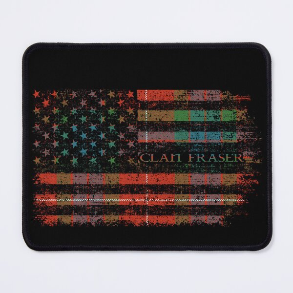 Item preview, Clan Fraser Scottish tartan US flag kilt Scotland designed and sold by Clan1093.