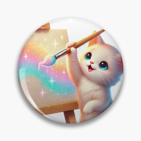 Item preview, Creative Pastel Cat Painting with Magic Brush designed and sold by takeng07.
