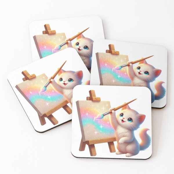 Item preview, Creative Pastel Cat Painting with Magic Brush designed and sold by takeng07.