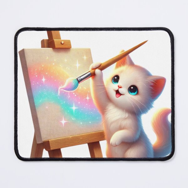 Item preview, Creative Pastel Cat Painting with Magic Brush designed and sold by takeng07.